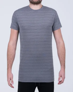 2t Active Striped Training Top (grey)