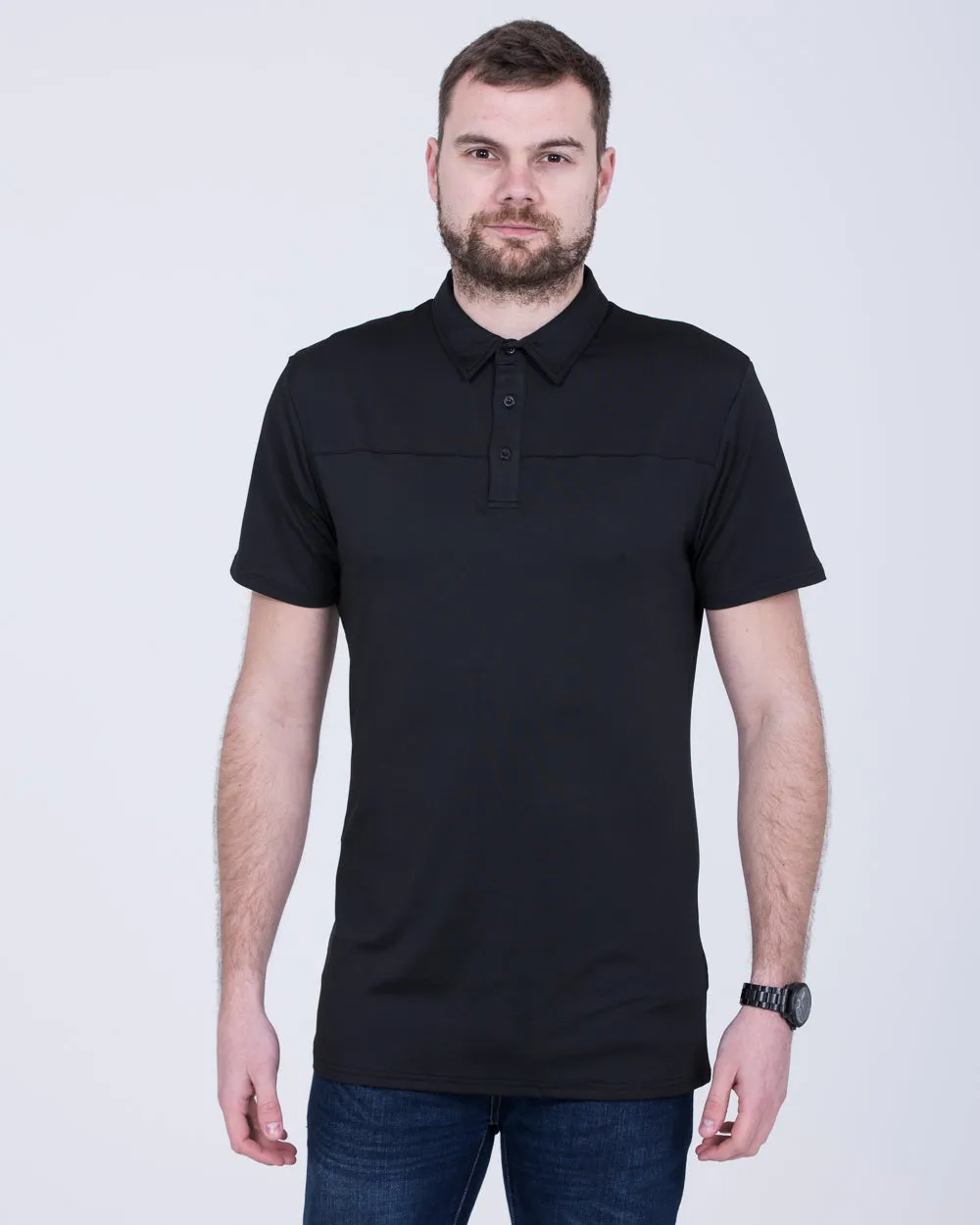 2t Tall Golf Polo Shirt (black)