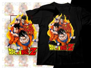 Action-Packed Dragon Ball Z Goku Graphic Png Digital Download