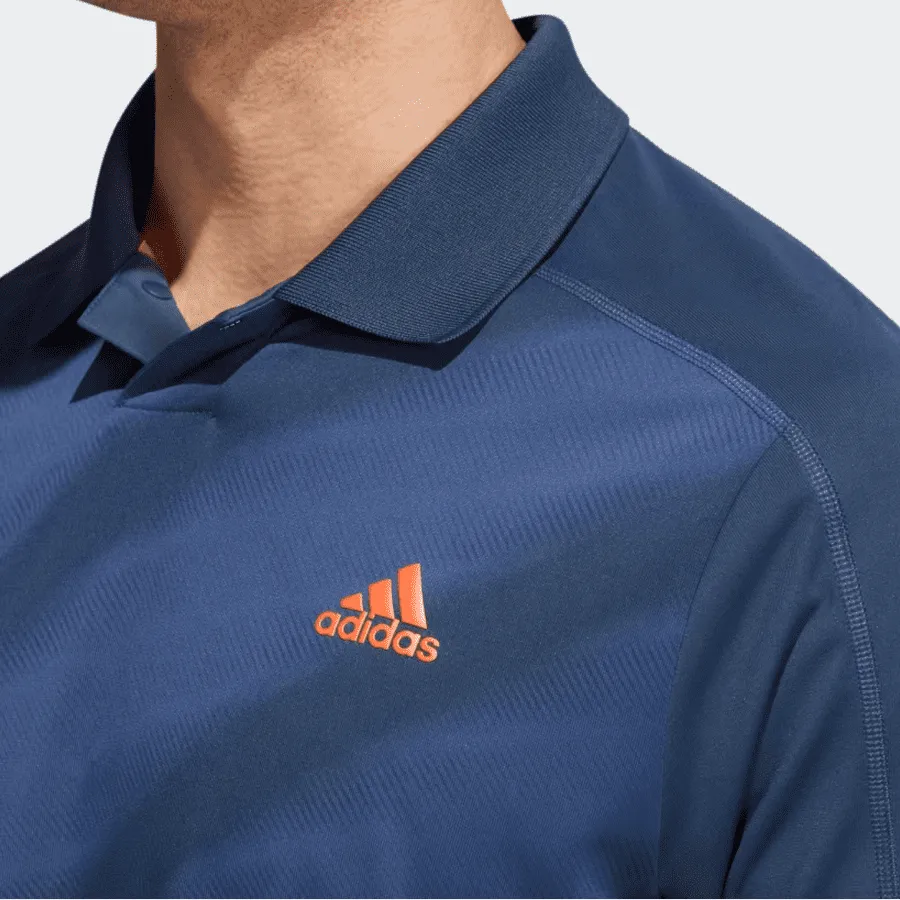 Adidas Statement Print Polo Shirt - Blue