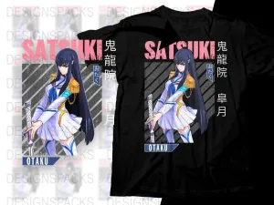 Anime Satsuki Design Graphic Png Digital Download