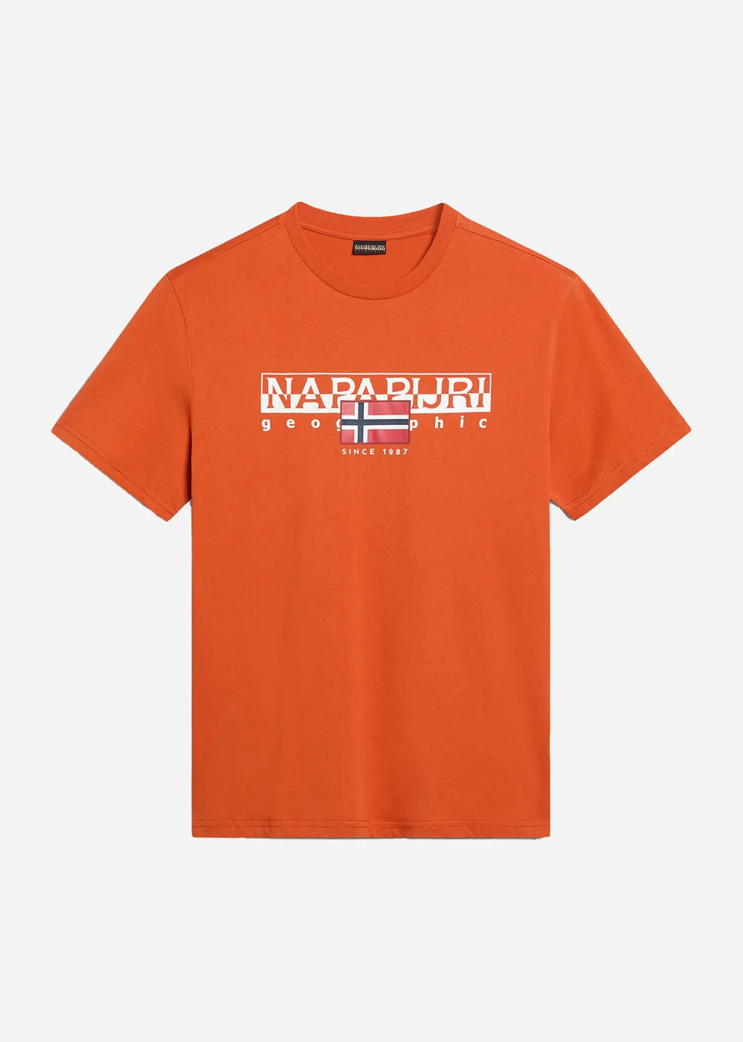 Aylmer t-shirt - orange burnt