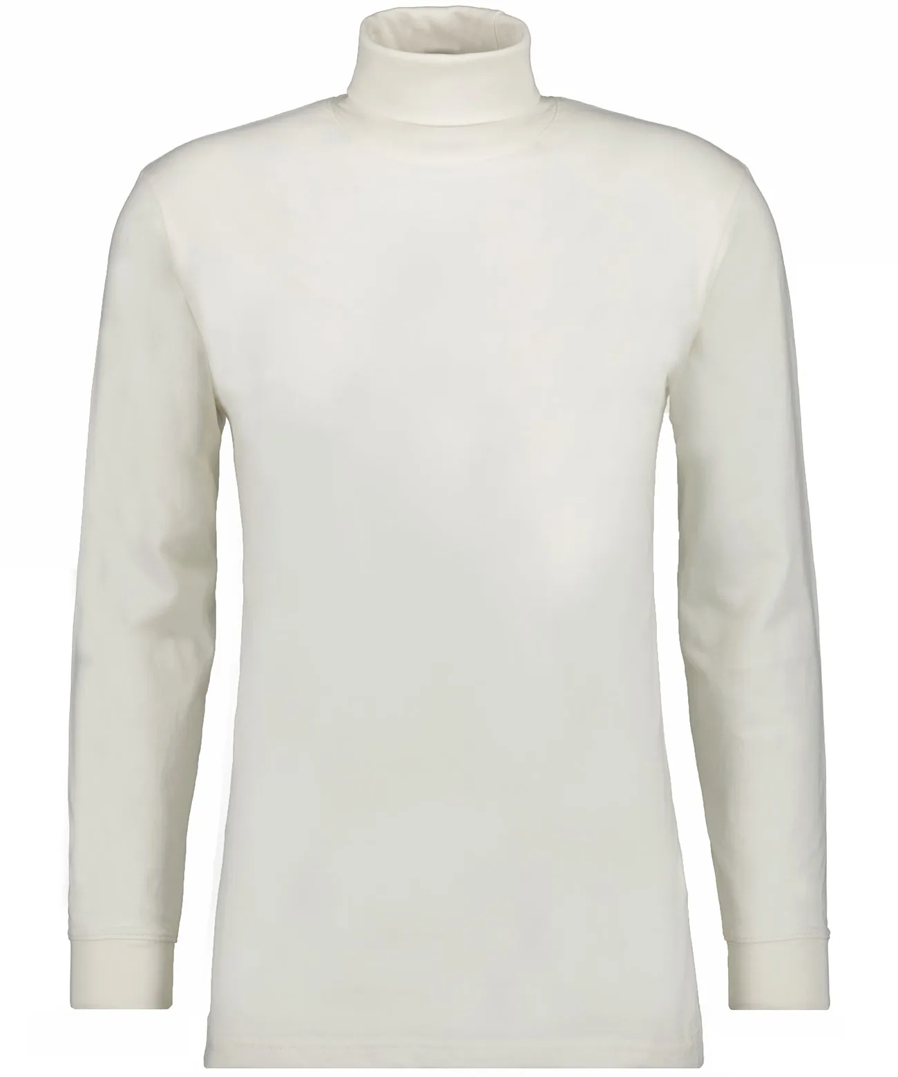 Basic Rollkragenshirt langarm