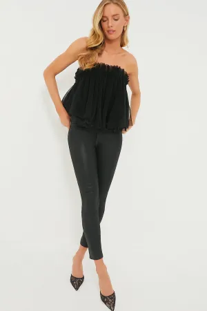 Black Tulle Willa Strapless Top