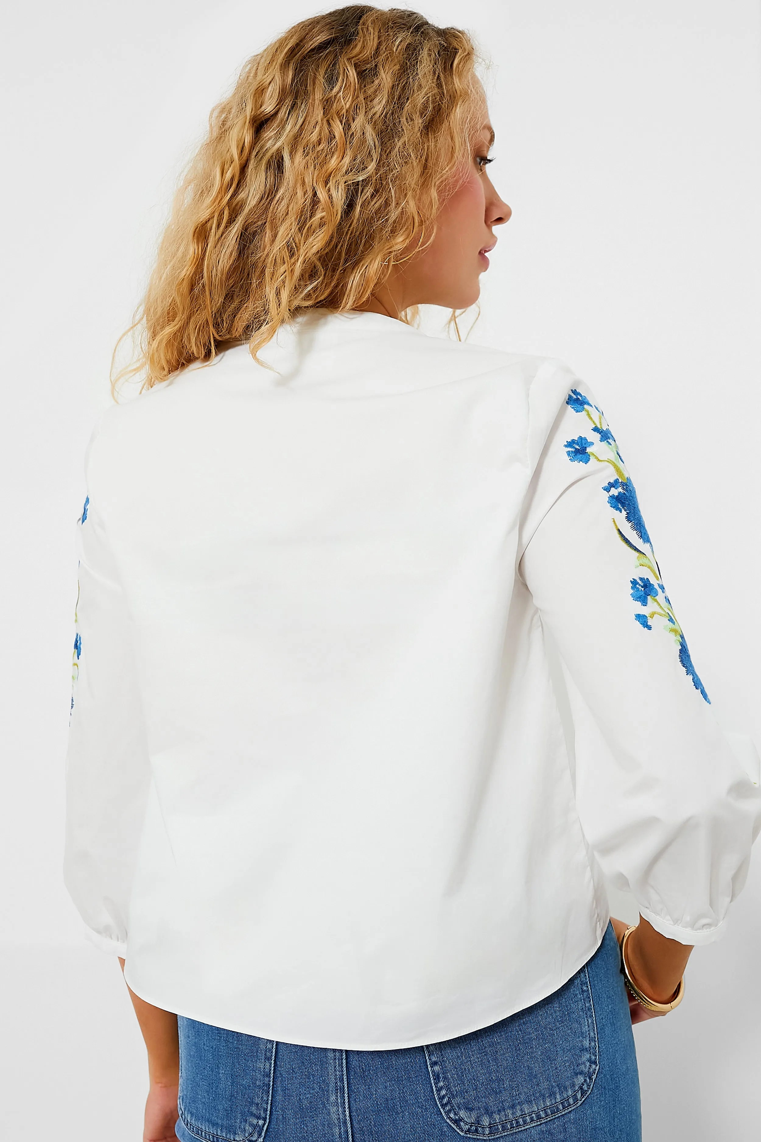 Bluebell Embroidery Thalia Blouse