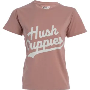 Blush Retro Scripts Ladies T-Shirt