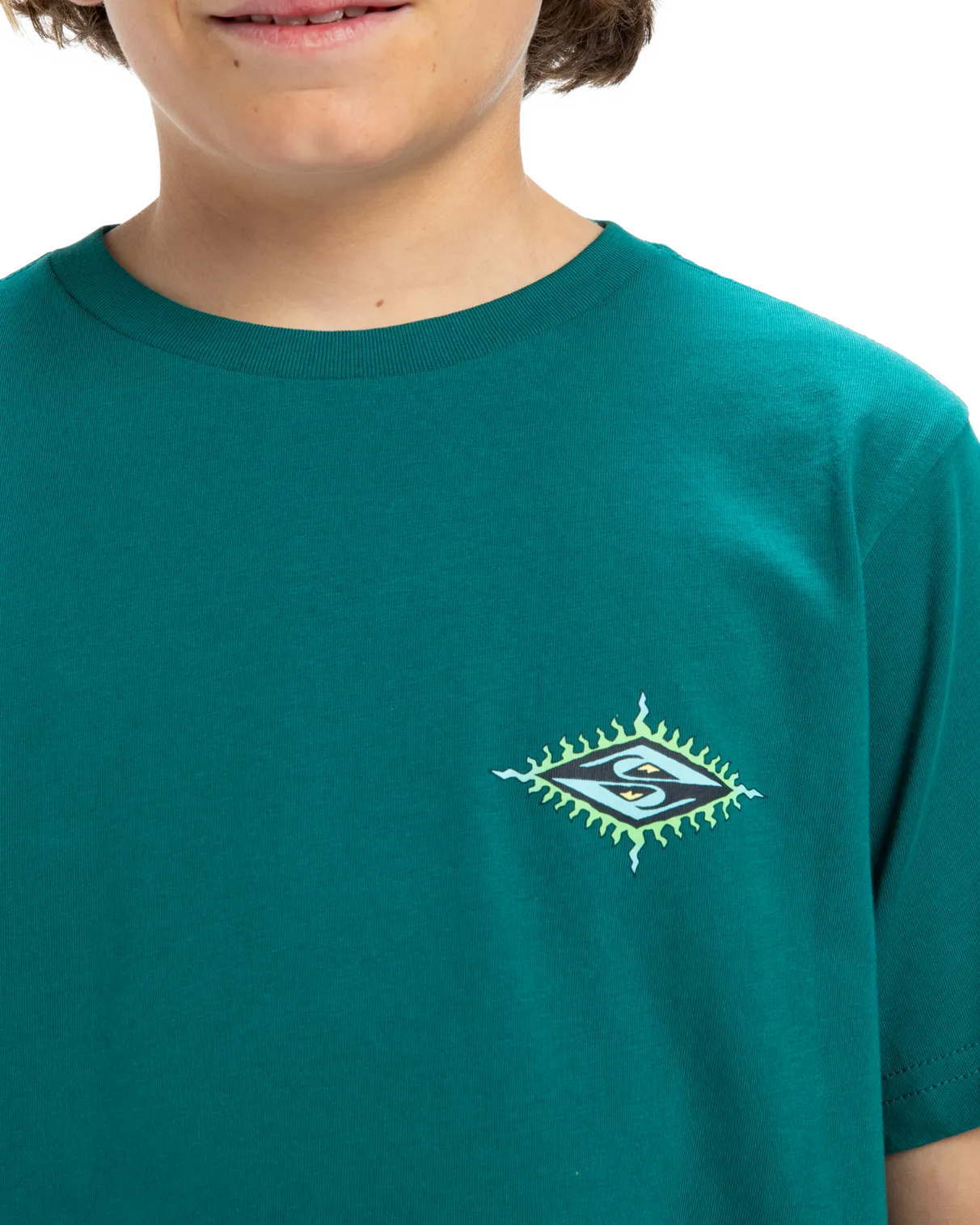 Boys EV Beach Blast T-Shirt in Teal Green