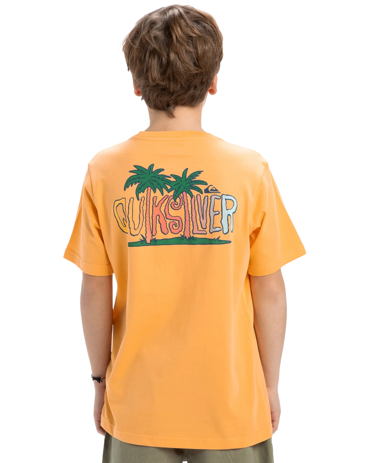 Boys Sunny Palms T-Shirt in Chamois