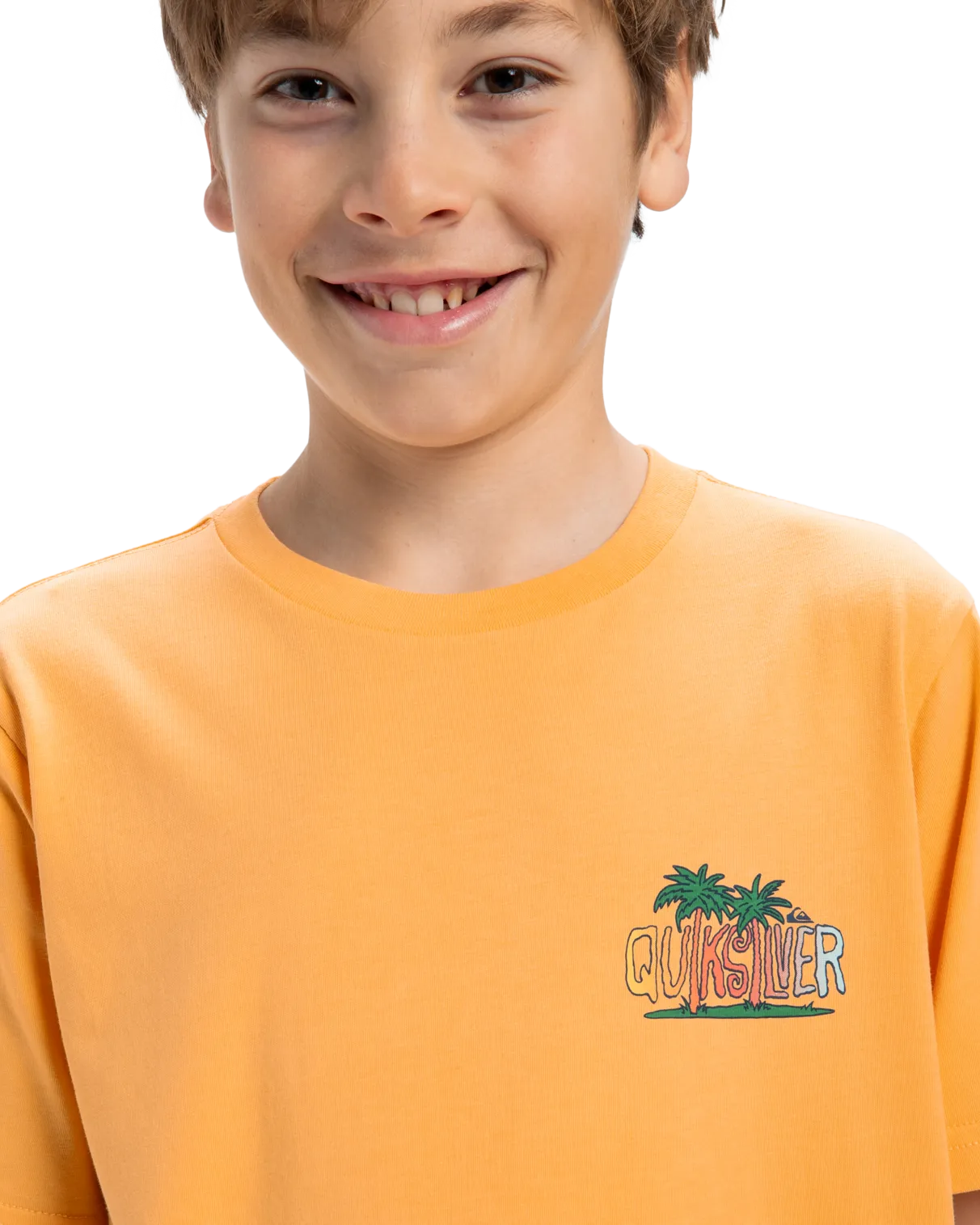 Boys Sunny Palms T-Shirt in Chamois