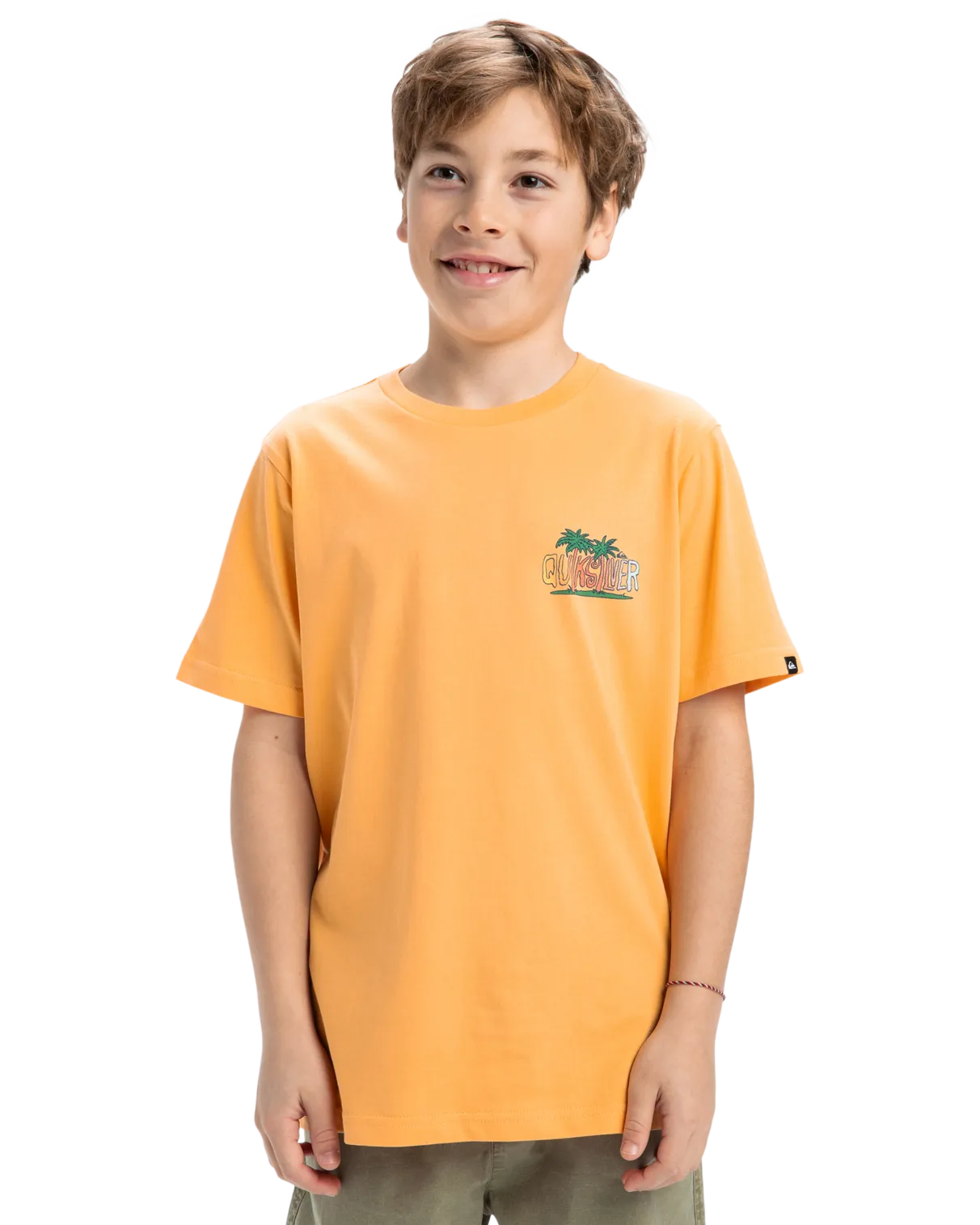 Boys Sunny Palms T-Shirt in Chamois