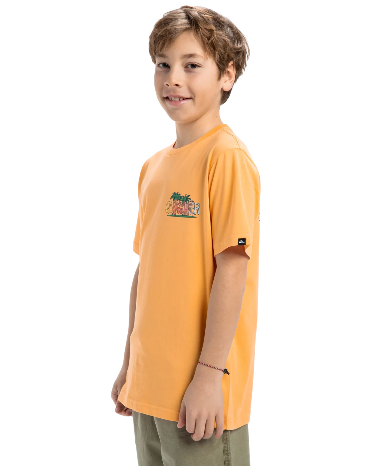 Boys Sunny Palms T-Shirt in Chamois