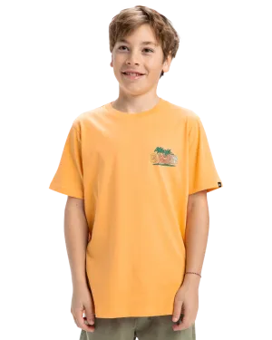 Boys Sunny Palms T-Shirt in Chamois