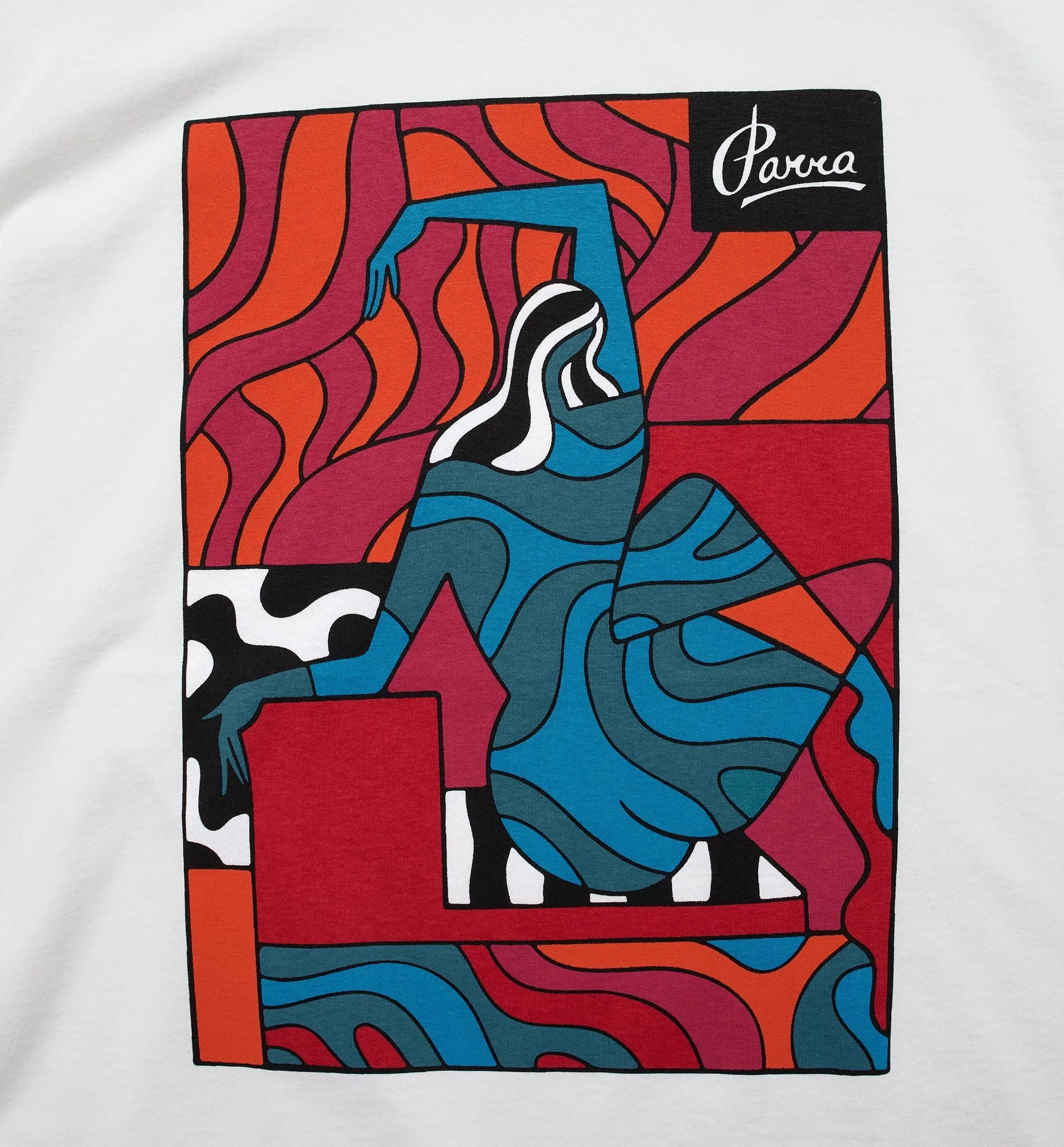 by Parra the Attic Trip T-Shirt 'White'