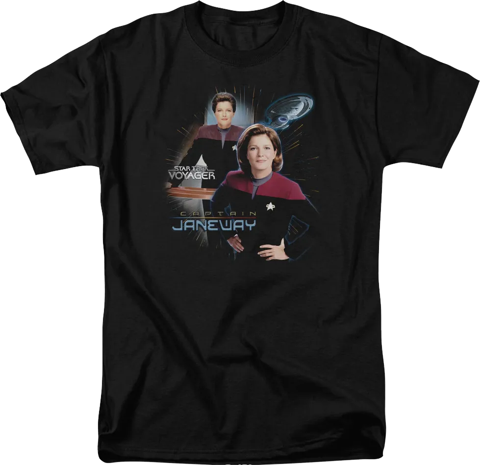 Captain Janeway Star Trek Voyager T-Shirt