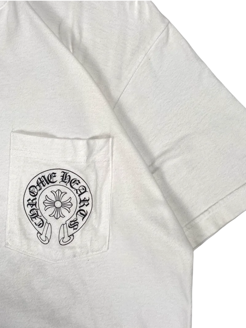 Chrome Hearts White Hong Kong Store Tee Vintage