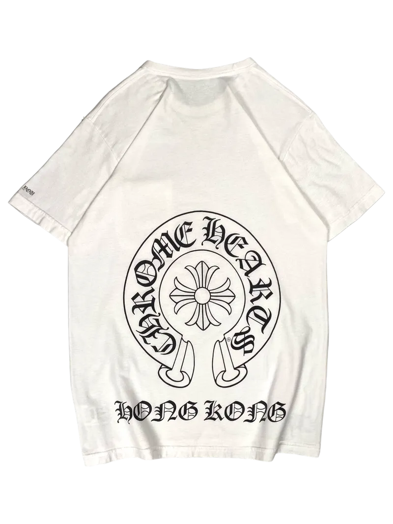 Chrome Hearts White Hong Kong Store Tee Vintage