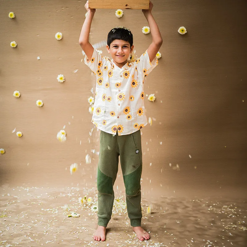 Cotton Shirts For Boys | Beige