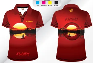 Custom Sublimated Camping Polo Shirt SP35