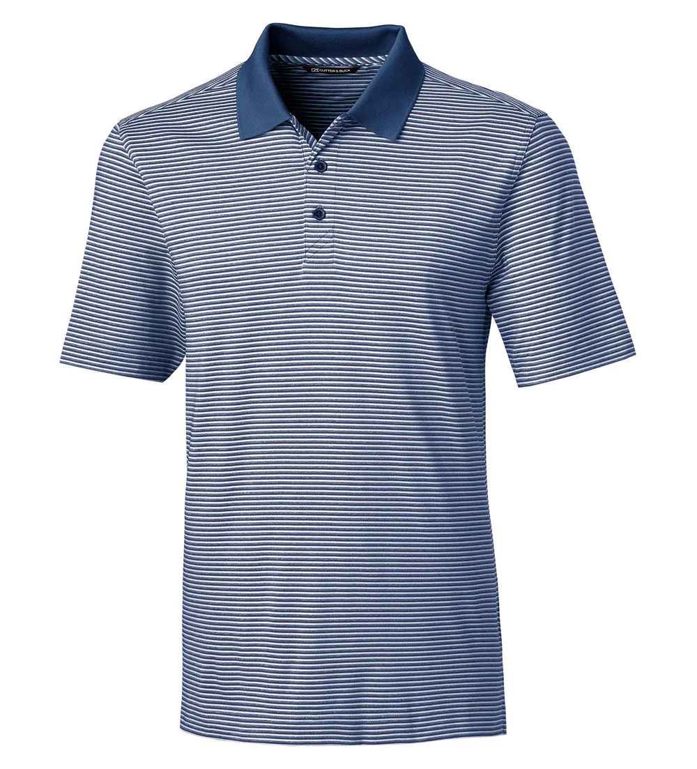 Cutter & Buck Forge Tonal Stripe Short Sleeve Polo Shirt