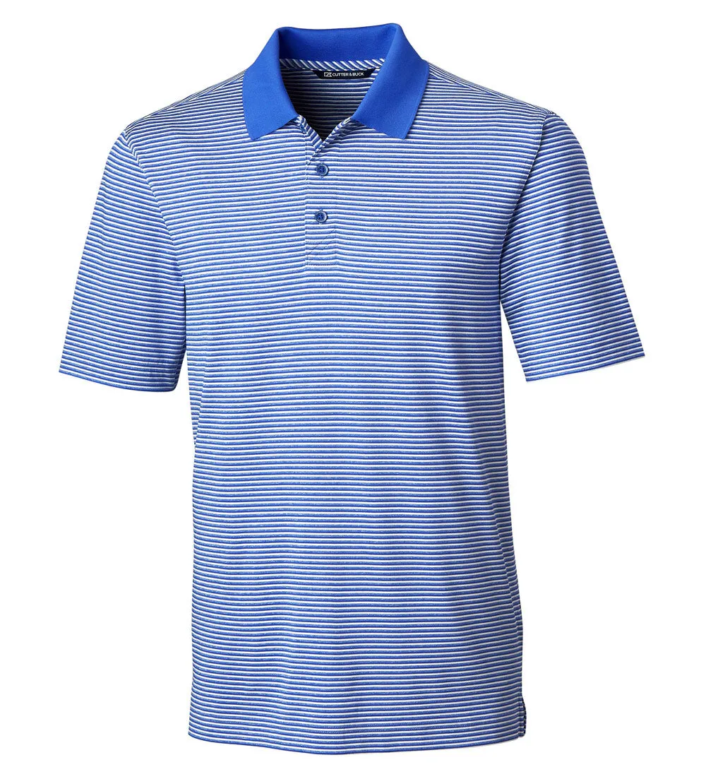 Cutter & Buck Forge Tonal Stripe Short Sleeve Polo Shirt