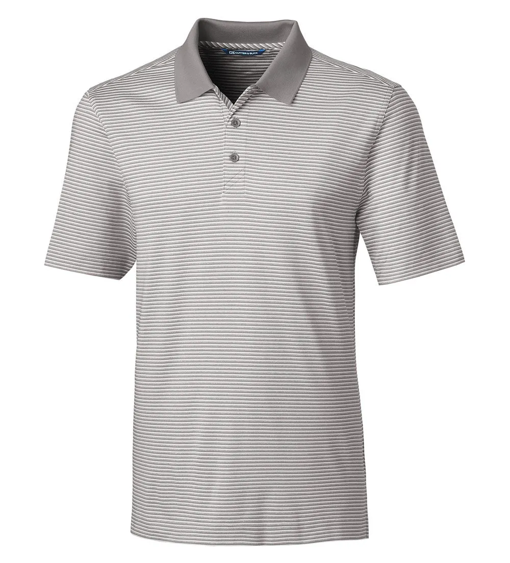 Cutter & Buck Forge Tonal Stripe Short Sleeve Polo Shirt