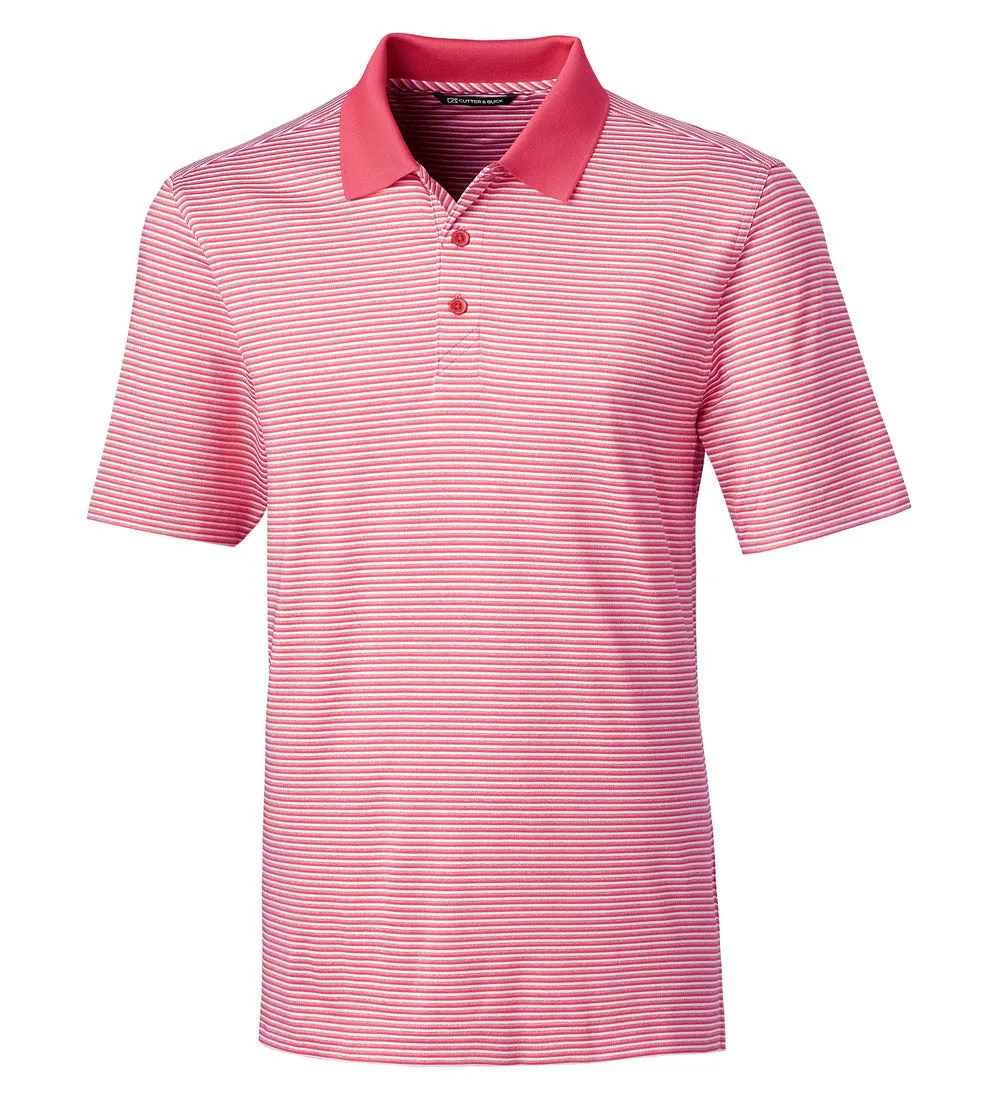 Cutter & Buck Forge Tonal Stripe Short Sleeve Polo Shirt