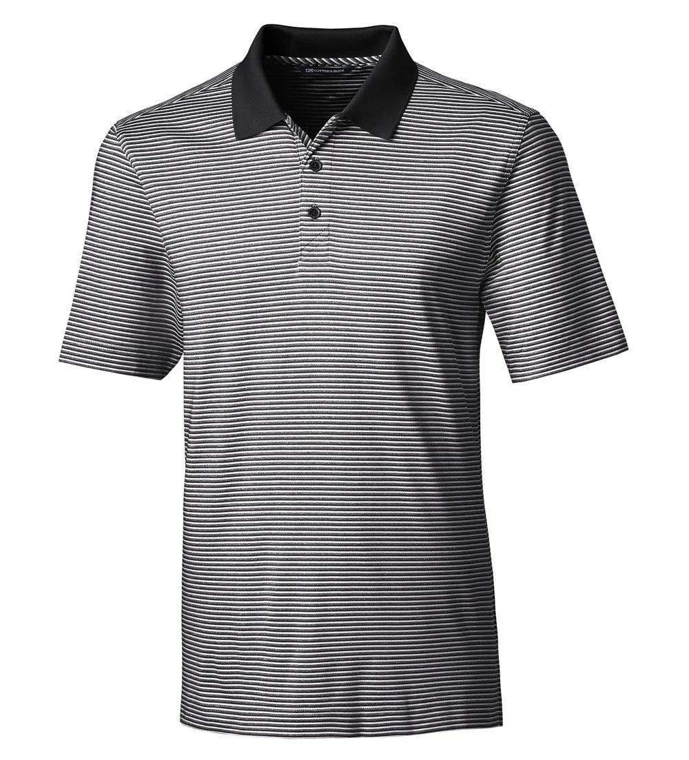 Cutter & Buck Forge Tonal Stripe Short Sleeve Polo Shirt