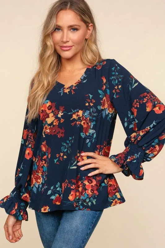 Don't Think You Know Blouse - Navy