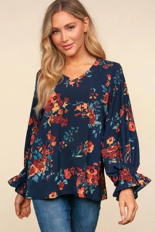 Don't Think You Know Blouse - Navy