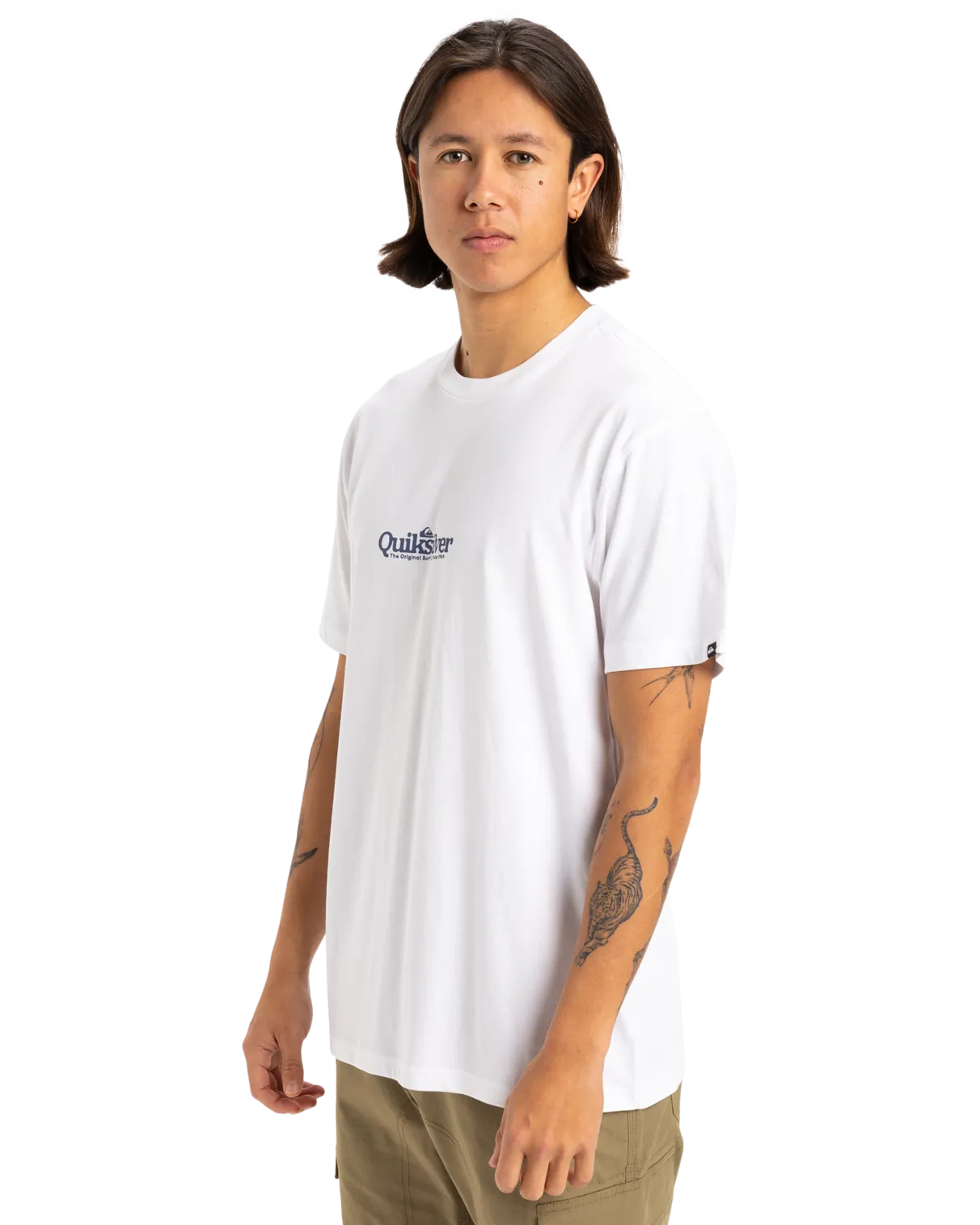 Fineline T-Shirt in White