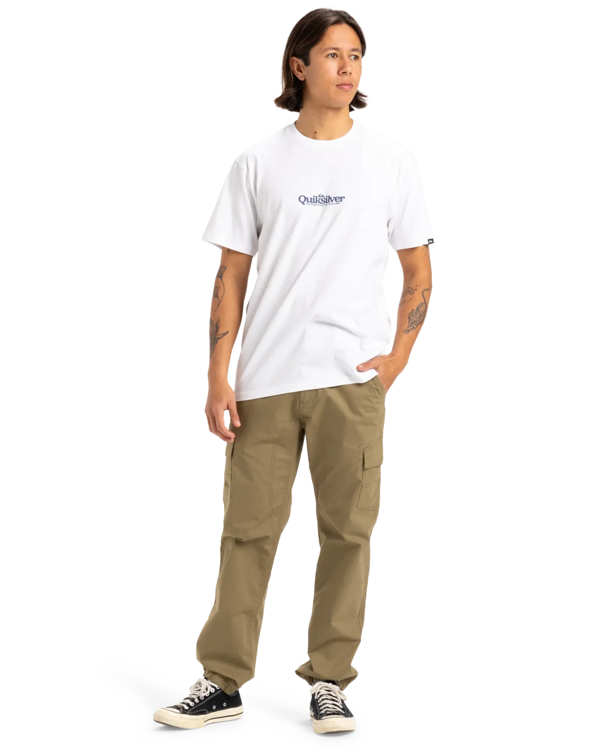 Fineline T-Shirt in White