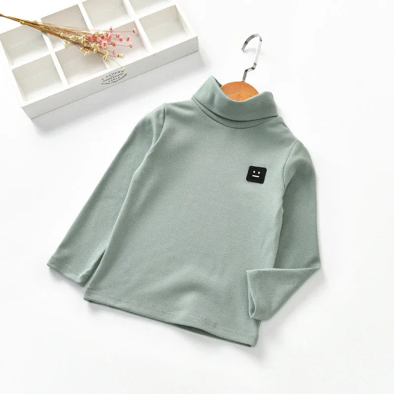 Girls Sweatshirt Winter Autumn High-necked