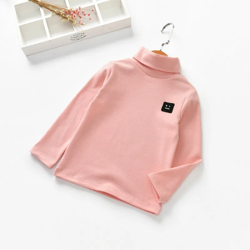 Girls Sweatshirt Winter Autumn High-necked