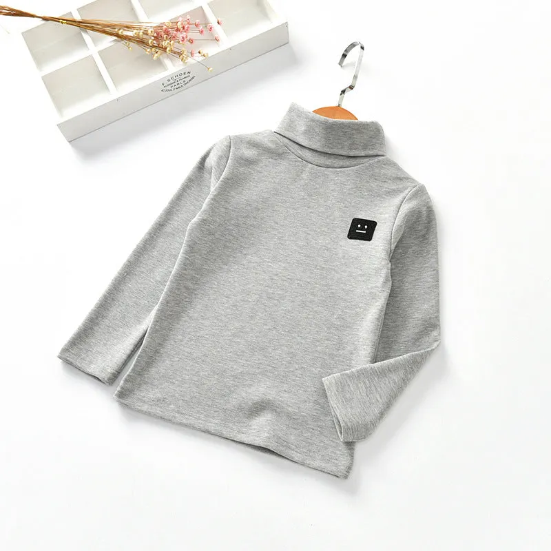 Girls Sweatshirt Winter Autumn High-necked