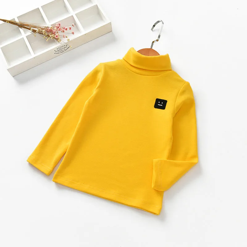 Girls Sweatshirt Winter Autumn High-necked