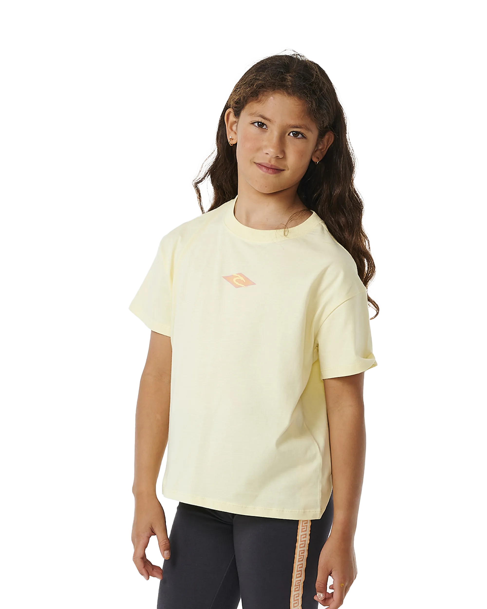 Girls Tropic Search T-Shirt in Lemon Ice