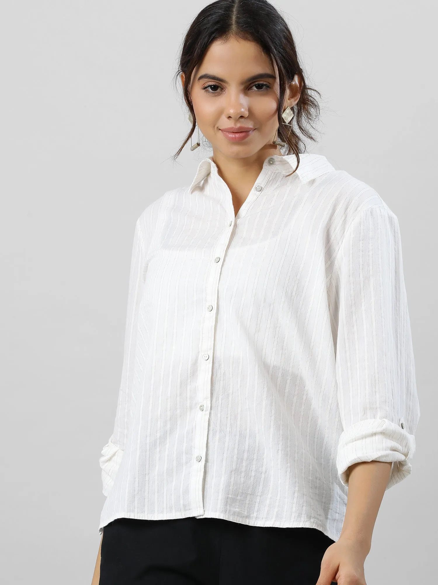 Golden Stripes Statement Shirt