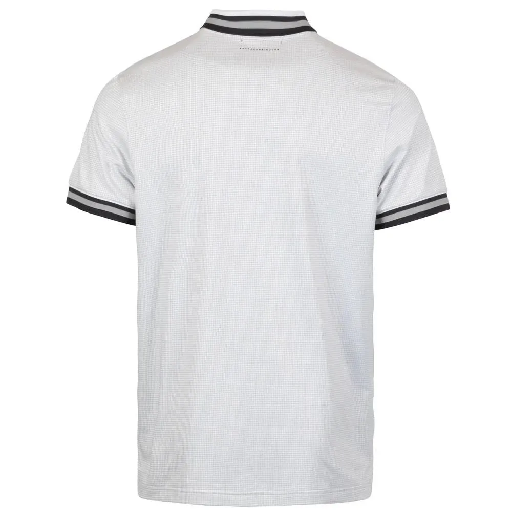 Harlequin Polo Heather Grey/Bright White - AW24