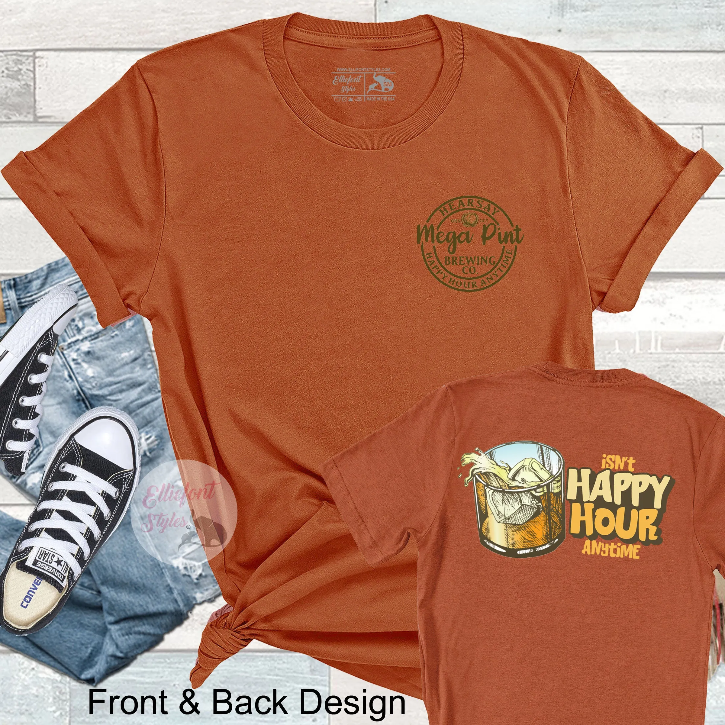 Hearsay Brewing Isn't Happy Hour Anytime Shirt