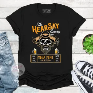 Hearsay Brewing Pirate Mega Pint Shirt