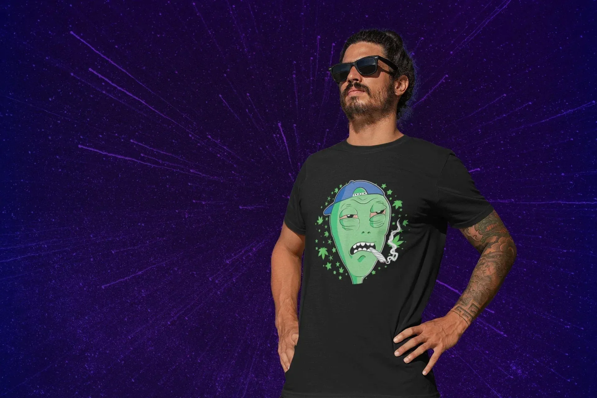 High Alien Trippy Stoner Shirt