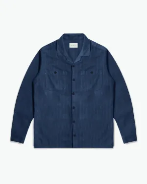 Hiro Shirt - Insignia Blue Corduroy