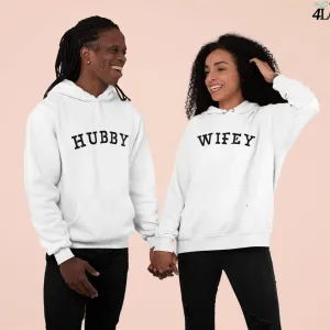 Hubby & Wifey Matching Sets: Ideal for Engagements, Weddings, Bachelorette & Honeymoon!