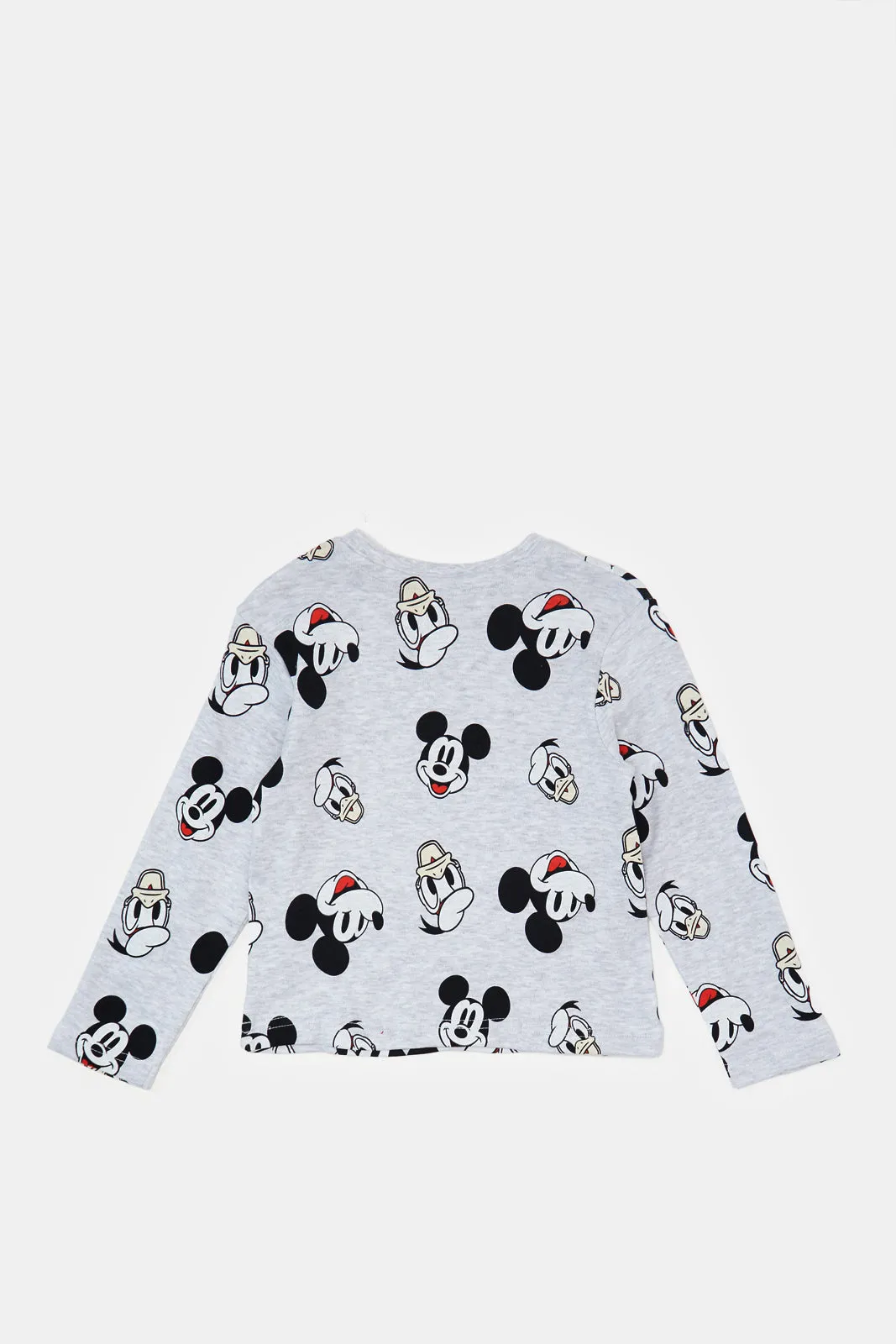 Infant Boys Grey Mickey And Donald T-Shirt