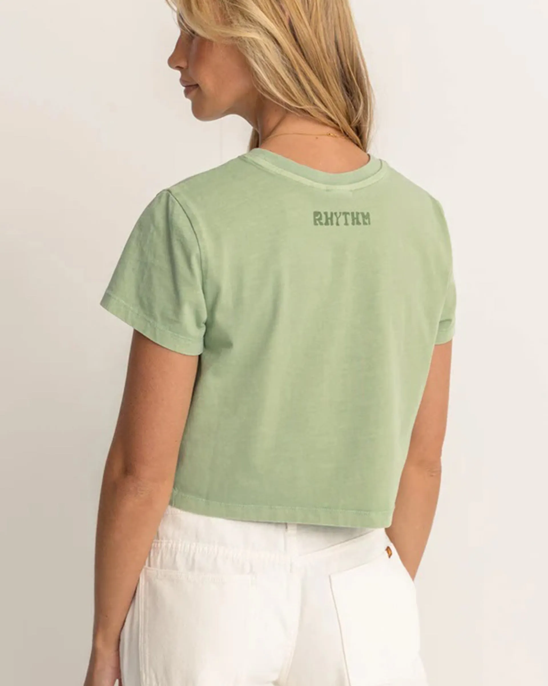 Island Hour Vintage Crop Crew T-Shirt