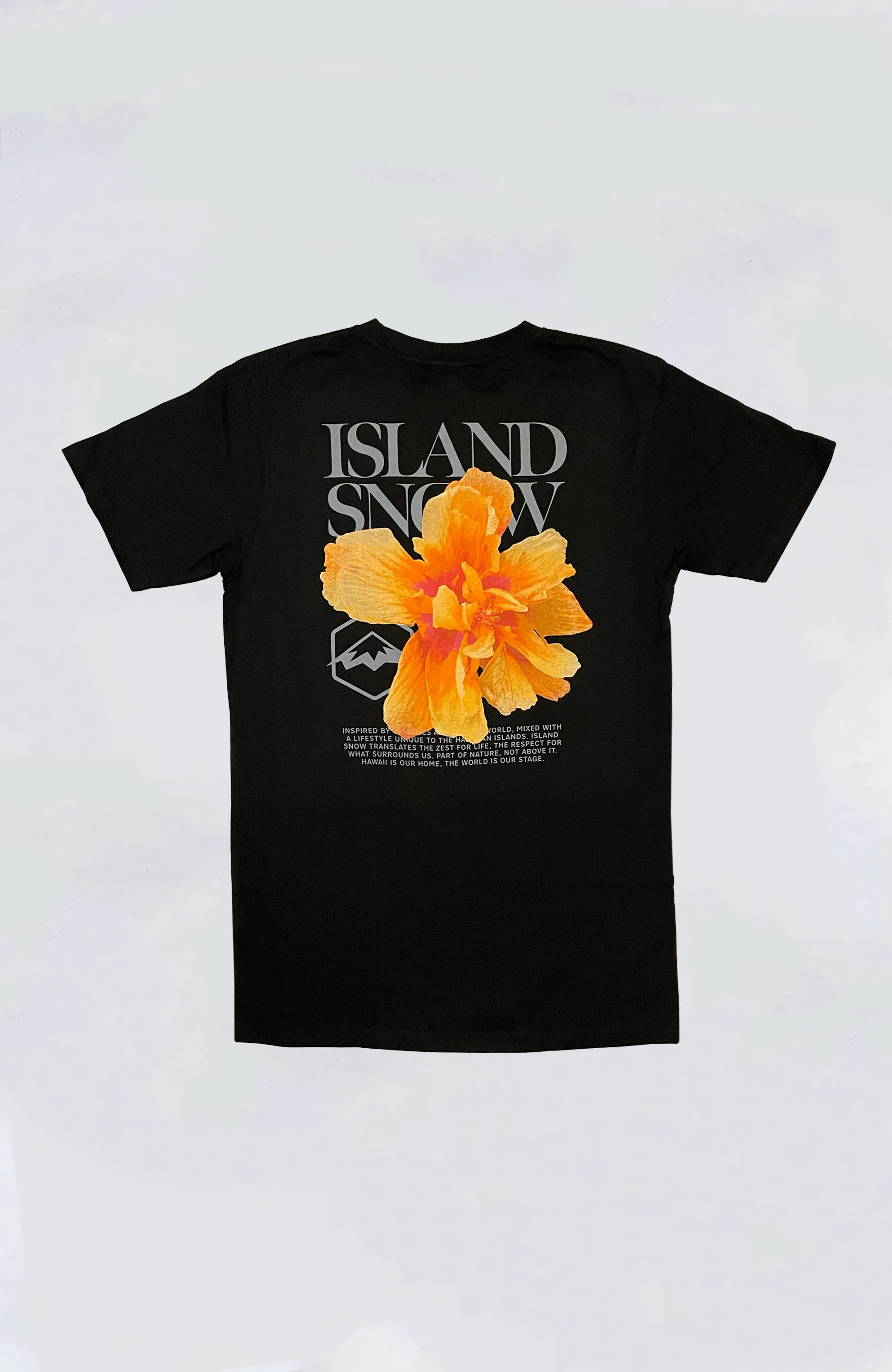 Island Snow Hawaii - IS Sunrise Hibiscus Premium Heavyweight Tee