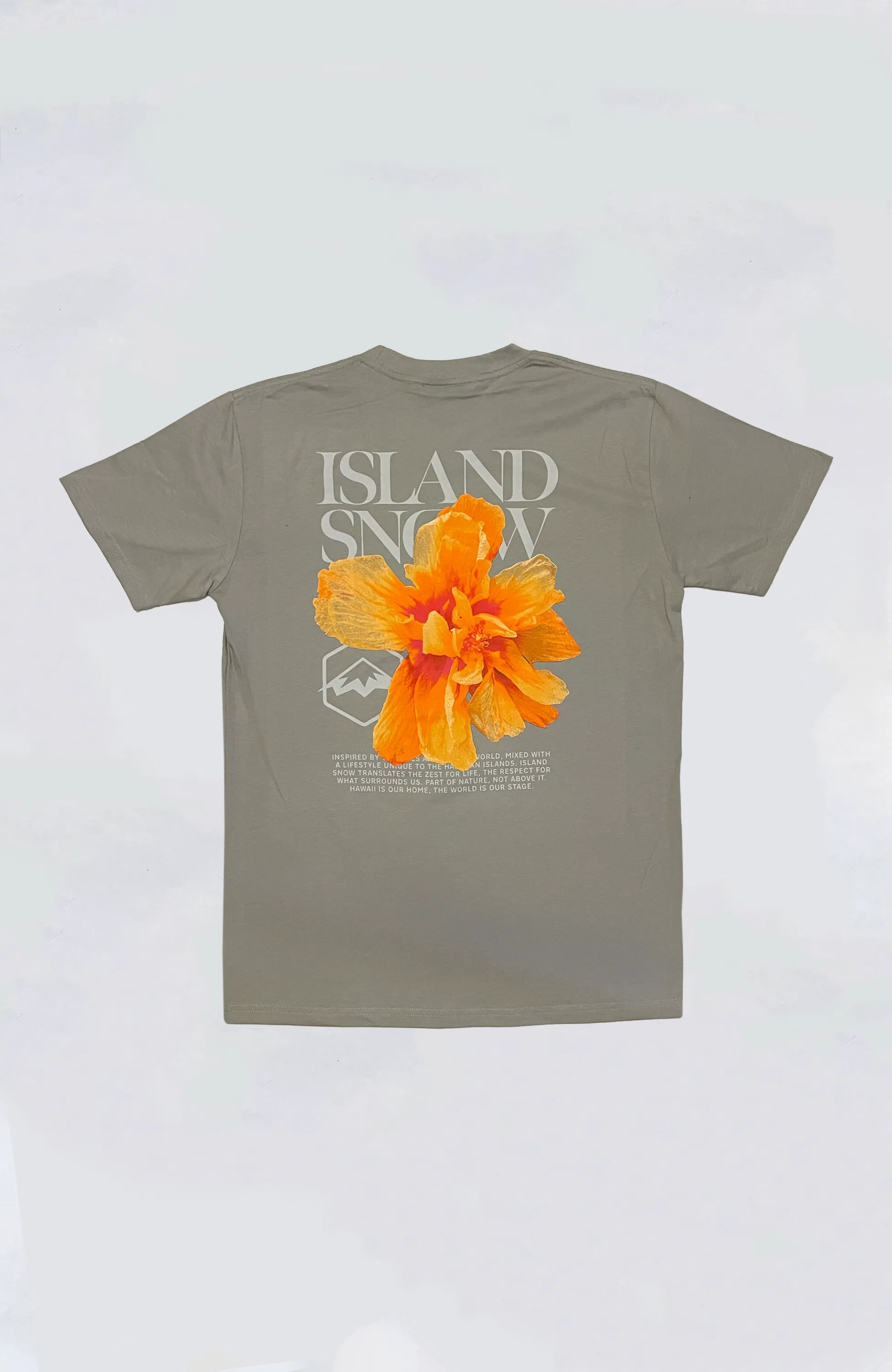 Island Snow Hawaii - IS Sunrise Hibiscus Premium Heavyweight Tee