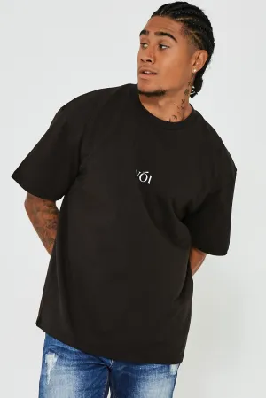 James Street Oversized T-Shirt - Black