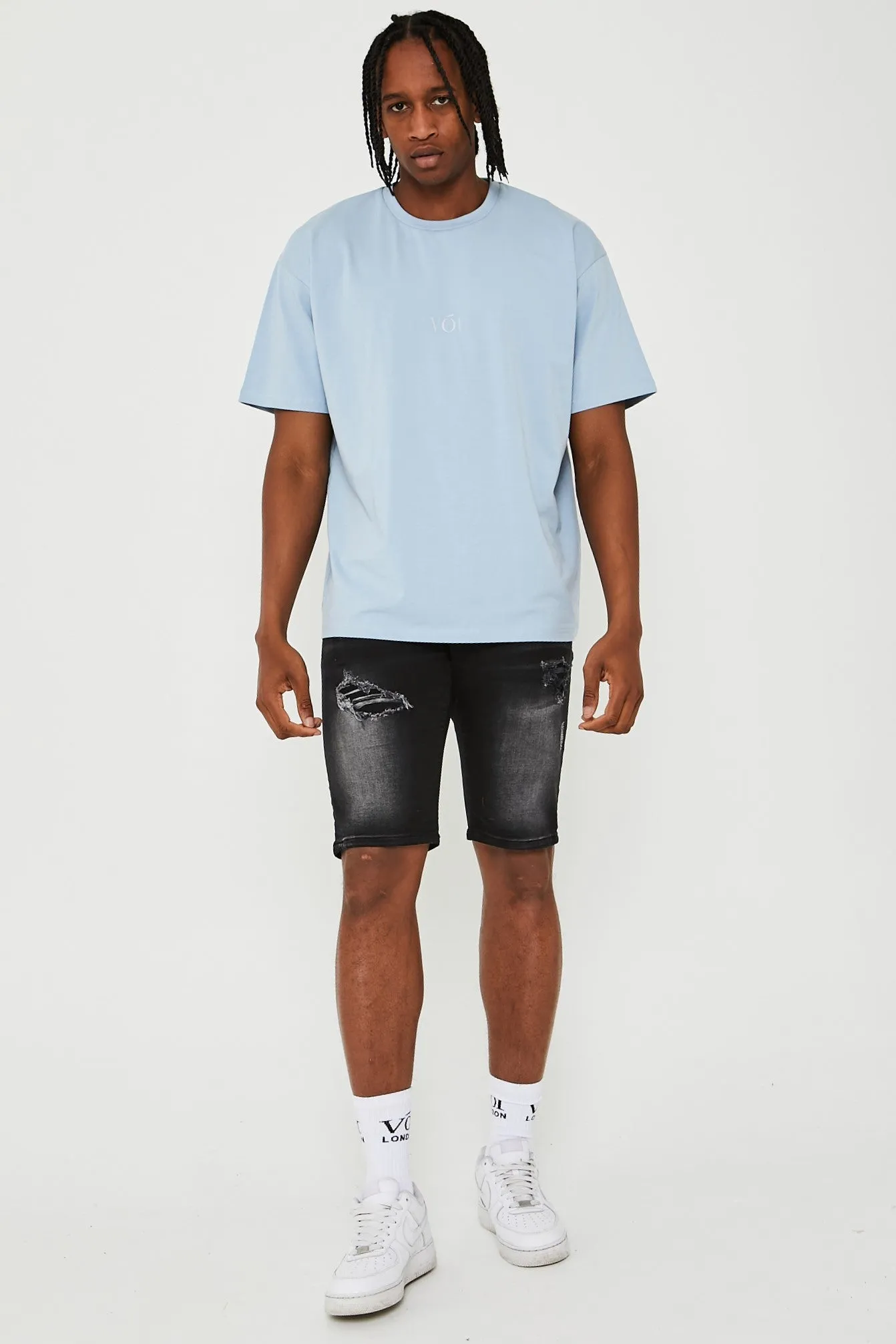 James Street Oversized T-Shirt - Ice Blue