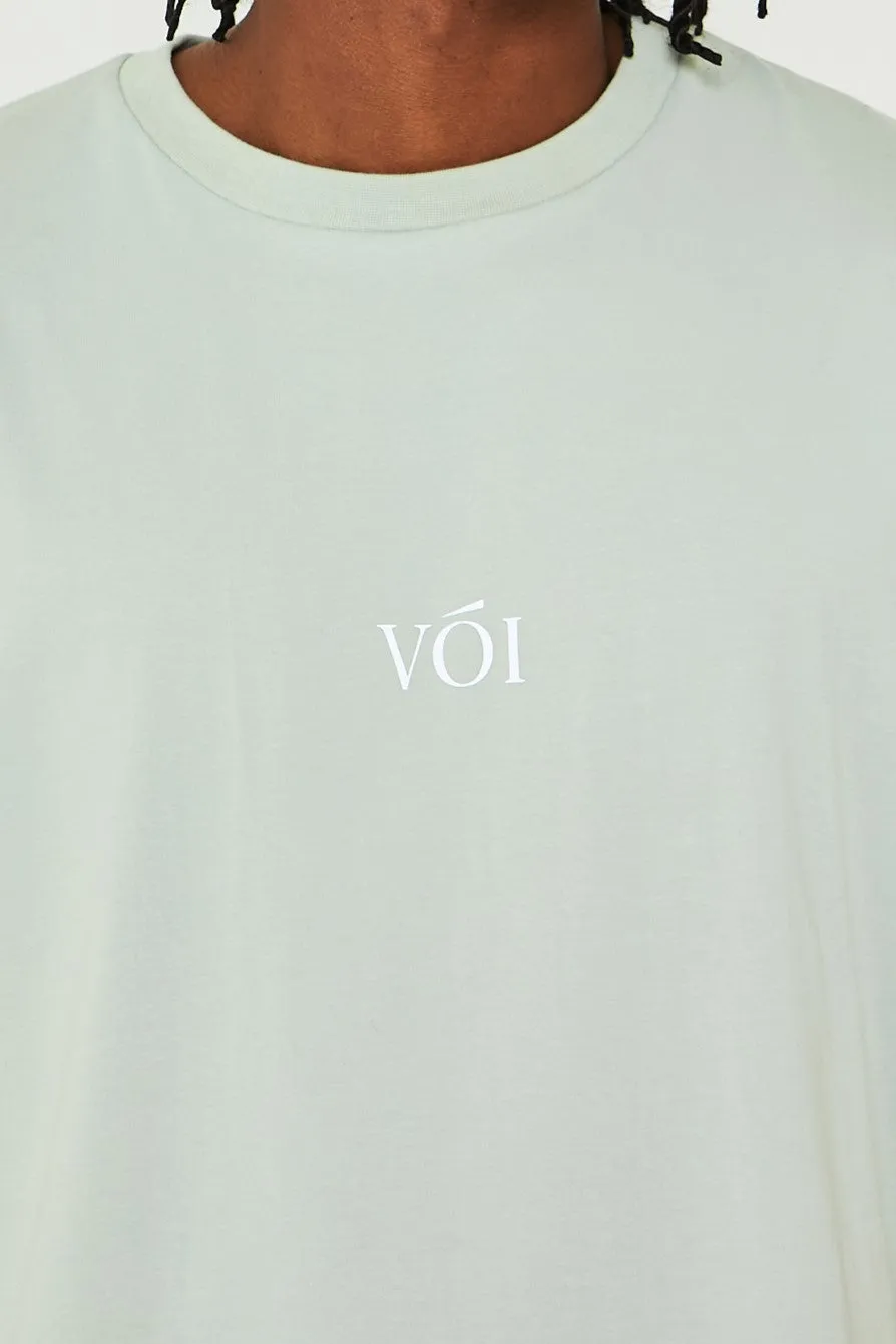 James Street Oversized T-Shirt - Pale Green